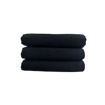 3 Adet Saç Boyası Tutmayan Mikrofiber El-yüz-kuaför-spor-havlusu Siyah