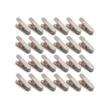 Yeni Nesil Yaysız Çamaşır Mandalı, 24 Adet Set İle Güçlü Tutuş 40 x 19