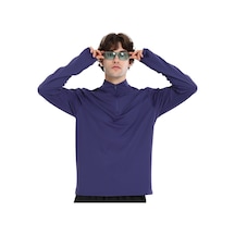 Sportive Boone Half-zip Erkek Mavi Koşu T-shirt 25ke1015-mvı 1776476 Mavi
