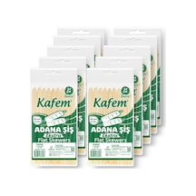 Kafem Adana Çöp Şiş Ekstra 24 CM 25 Li x 10 Paket