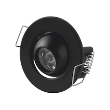 Eco Lounge Cata Ct 5268 Ufo Yıldız 1.5w Sıva Altı Led Spot Siyah Kasa Beyaz Işık 6400k Diğer