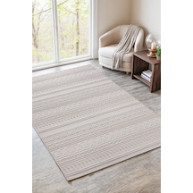 Bonnie Bo1258b Bej Halı Loop Sisal Modern Desen Pamuk Taban Tozuyok Salon Mutfak Koridor Halısı