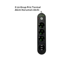 3 Usb Portlu Üçlü Priz Cxe103 - Lisinya 2