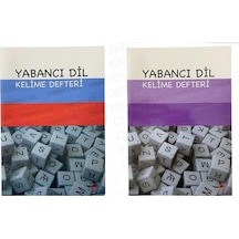 Yabancı Dil Kelime Defteri 2 Adet Çok Renkli Yabancı Dil Kelime Defteri 2 Adet Çok Renkli