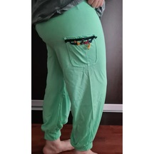 Şalvar Tipi Tayt Yeşil