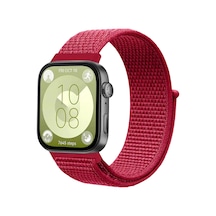 Mey İthalat Huawei Fit 4 Hasırlı Cırtcırtlı Kordon - Kırmızı