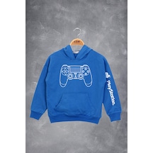Toontoy Kids Toontoy Erkek Çocuk Konsol Baskılı Sweatshirt Saks