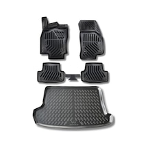 Wöller Volkswagen T Roc Paspas Bagaj Havuzu 2016 2025 Arası Uyumlu 3d Ultraflex Set Açık Bej