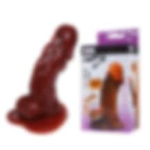 X-sense Baile 14 Cm Ultra Süper Realistik Siyah Zenci Penis Kılıf