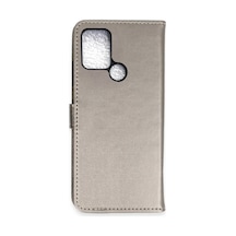 Tecno Pova Kılıf Trend S Plus Kapaklı Kılıf - Gri -