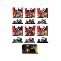 5839 Sun-myg-motosiklet 1 12 Bmw Kasklı Figür Pb.3r Ses Işık