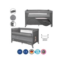 Lorelli Up And Down Anne Yanı Park Yatak - Cool Grey Bear