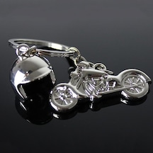 Sones Klasik 3d Simülasyon Modeli Motosiklet Kaskı Anahtarlık