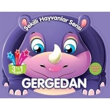 Gergedan - Şekilli Hayvanlar Serisi- Parıltı Yayınları