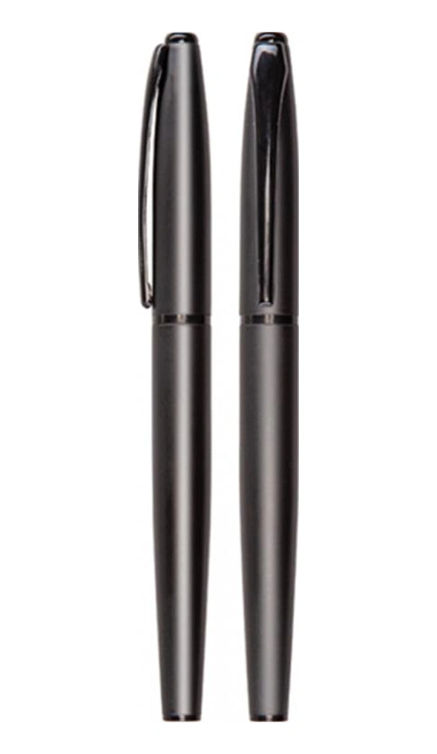 Kişiye Özel Metal Tükenmez Roller Kalem Siyah Siyah