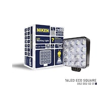 Çalışma Lambası Ledli Kare 22-27W 16 Ledli Niken Eco