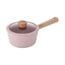 Blossom Cam Kapaklı Alüminyum Döküm Sos Tenceresi 18cm