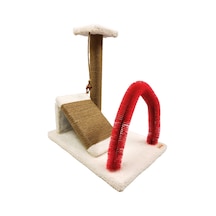 Evcil Home Kedi Tırmalama + Kedi Rampası + Kedi Fırçası 3'lü
