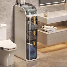 5 Katlı - Çok Amaçlı Banyo, Çamaşır Odası Ve Mutfak Düzenleyici Dar Alan Dikey Çekmeceli Dolap 5 Katlı