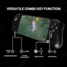 X5 Lite Type-c Mobile Gaming Controller For Usb-c , & Harmonyos Phones,lightweight, Hall Effect Sticks, Supports Radiator & Pass-through Charging Abanoz - Beyaz