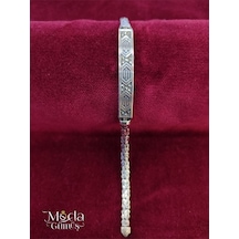 Modagümüşevi Margazit Taşlı Gümüş Erkek Kral Bileklik