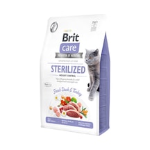 Brit Care Tahılsız Ördek ve Hindi Etli Kısırlaştırılmış Diyet Yetişkin Kedi Maması 2 KG