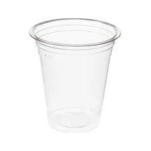 Plastik Milkshake Bardağı 50'li Şeffaf Meşrubat Bardağı Limonata Cup Kapaklı İçecek 300 Cc Ml