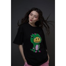 Flood Of Style Unisex Drew Canavar Siyah Tshirt
