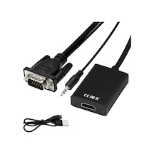 Vga Pc'yi Hdmı Monitöre Projektöre Bağlamak İçin Vga - Hdmı Dönüş Vga Pc'yi Hdmı Monitöre Projektöre Bağlamak İçin Vga - Hdmı Dönüş