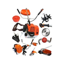 Mager Benzinli Yan Tip 52 Cc Tırpan Capa Canavar Başlık Çim Çalı Çırpı Biçme Makinesi