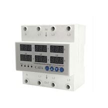 Cata Ct-9199 Akilli Voltaj Akim Koruyucu Trifaze 63 Amper Cata 0
