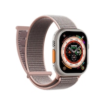 Microsonic Apple Uyumlu  Watch Series 10 46mm Hasırlı Kordon Woven