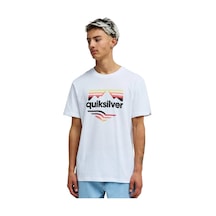 Quiksilver Ev Horizon Fade Erkek Tişört BEYAZ
