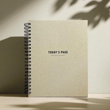 Tarihsiz 6 Aylık Günlük Planlayıcı Spiralli Sert Kapaklı Organizer Not Defteri 204 Sayfa 22 X 28,5 Cm Çok Renkli