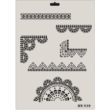 Rich Dantel Seri Dn-919 Stencil 35X25 Cm
