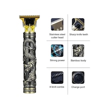 Vintage T9 Elektrikli Akülü Saç Kesme Makinesi Profesyonel Saç Berber Giyotin Erkekler Için Kesme Makinesi Tıraş Makinesi Sakal Çakmak