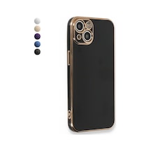 Apple Uyumlu iPhone 13 Kılıf Luxury Seri Kamera Korumalı Silikon Kapak