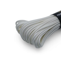Polyester Paracord İp 4 Mm Beyaz Renk 30 Metre