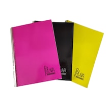 Defter A -4 3 Adet Karton Kapak Sipralli 120 Yaprak