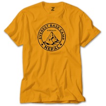 Everest Base Camp Nepal Sarı Tişört