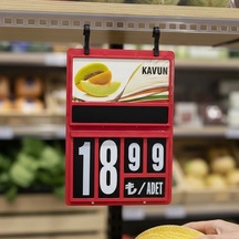 Dört Rakamlı Manav Kasetliği - Kırmızı Pakette 10 Adet