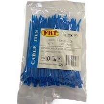 Mey İthalat Frt Mavi 2,5x100 Kablo Bağı