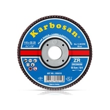 Karbosan Flap Disk 180 Zr 40 Kum Zirkonyum (10 ADET)