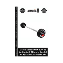 Delux Serisi Drd-120-45 Kg Barbell Olimpik Dambıl 45 Kg Vücut Bireysel Set