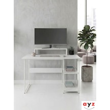 Ayz Vienna 2 Raflı Metal Ayak Çalışma Masası Laptop Masası Bilgisayar Masası 60x120cm Beyaz-beyaz Beyaz - Beyaz Ayz Vienna 2 Raflı Metal Ayak Çalışma Masası Laptop Masası Bilgisayar Masası 60x120cm Beyaz-beyaz Beyaz - Beyaz