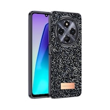 Onegif Xiaomi Redmi 14c Bright Simli Kapak - Siyah 0.2M-Çok Renkli