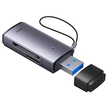 Baseus Lite Series USB-A SD-Micro SD Hafıza Kart Okuyucu Dönüştürücü Adaptör