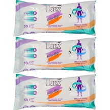 Lüx Hasta Vücut Temizleme Islak Mendil Havlu 50 Yaprak Xl (3 Lü S