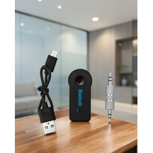 Kablosuz Bluetooth Aux Araç Kiti Hafıza Kartlı Uuczauxkit2