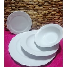 Porland Porselen Frııly 24 Parça 6 Kişilik Yemek Takımı